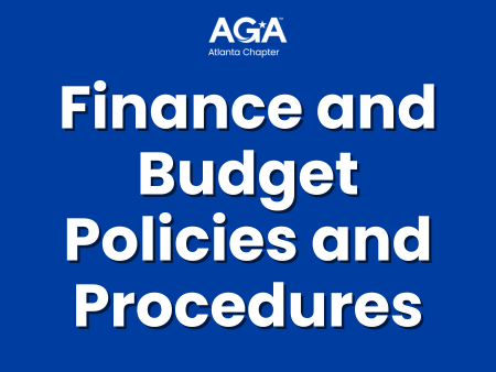 Finance and Budget Policies and Procedures